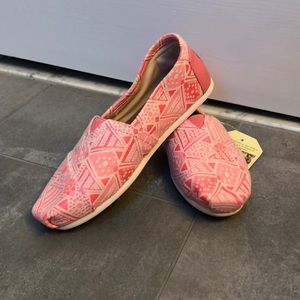 Toms Neon Pink Classic Shoes